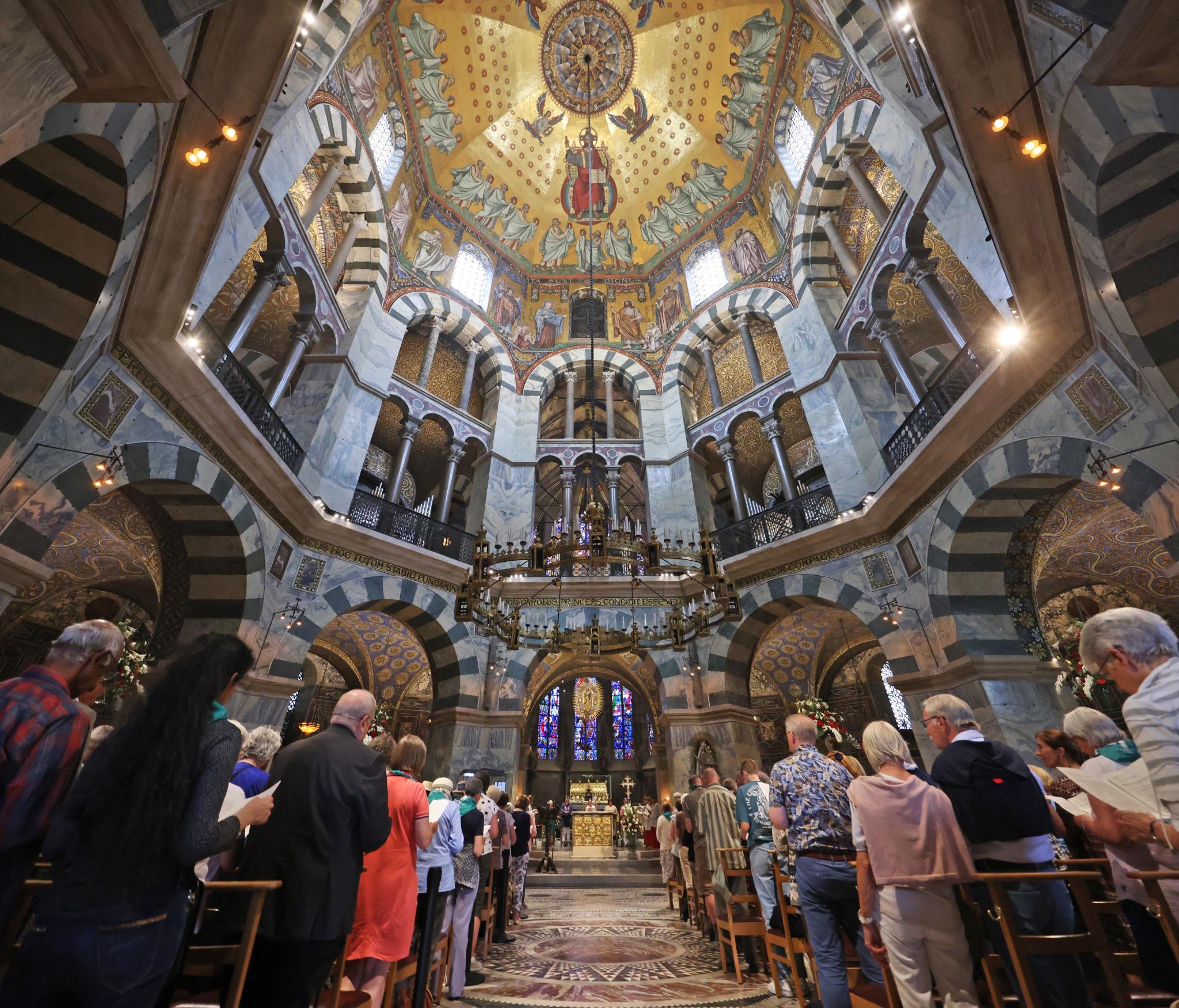 Heiligtumsfahrt 2023: Abendlob im Aachener Dom, 17. Juni