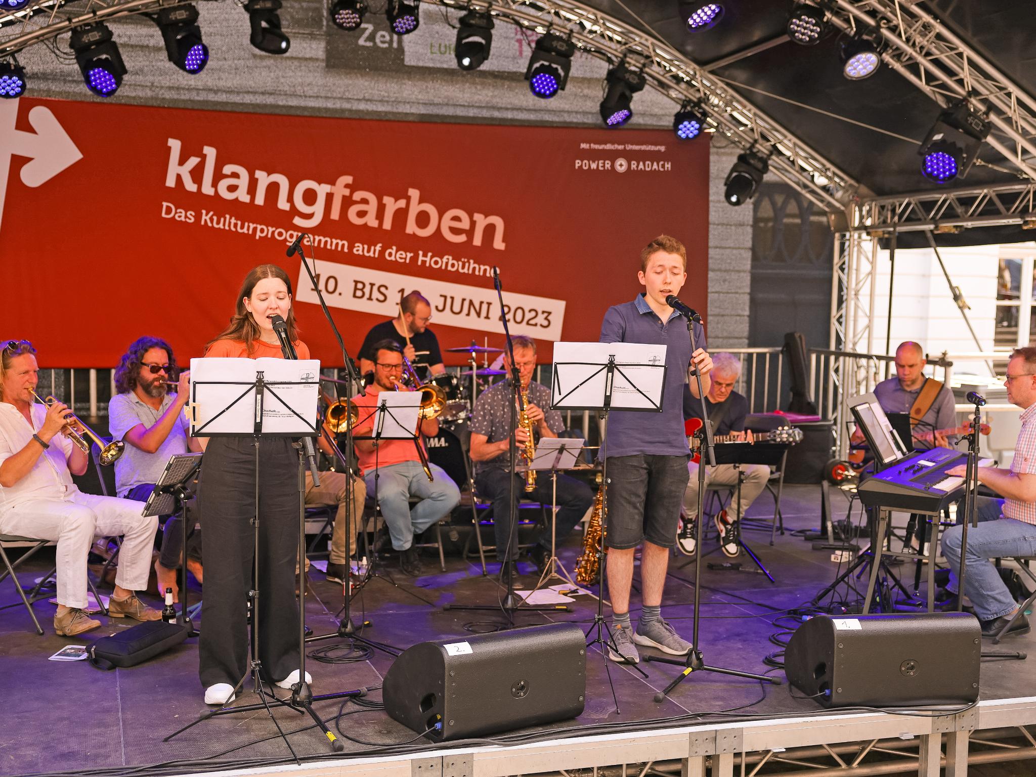 Heiligtumsfahrt 2023: Pius-X-Band, Hofbühne